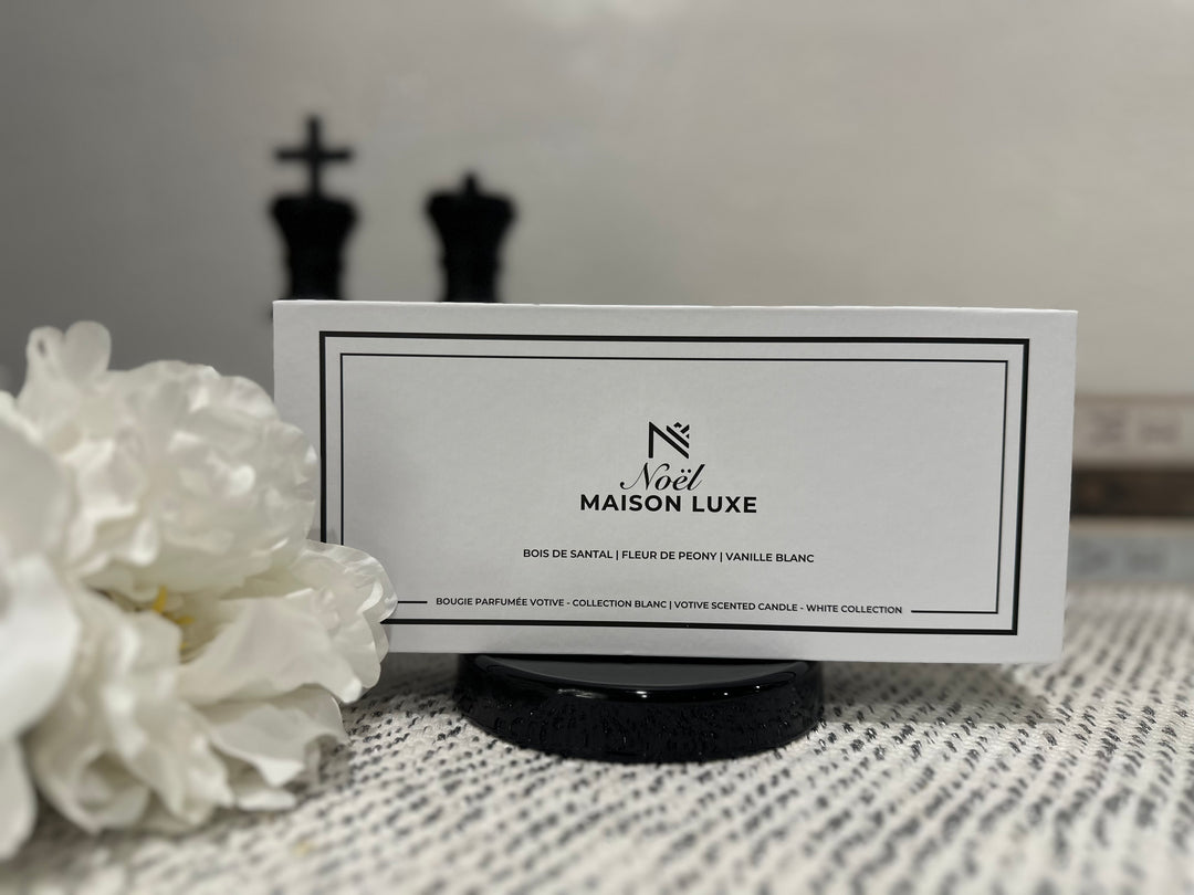 Votive Scented Candle - White Collection