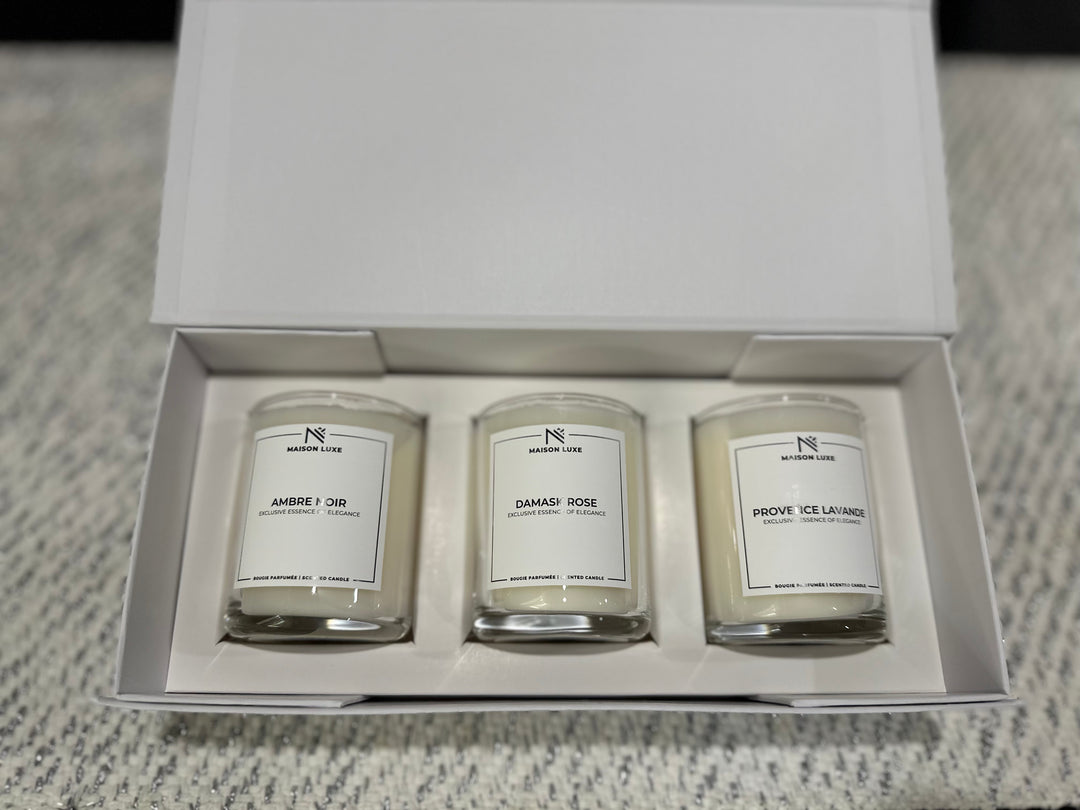 Votive Scented Candle - Black Collection