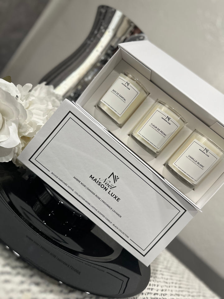 Votive Scented Candle - White Collection